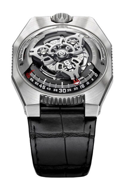 Urwerk Ur-100 Spacetime Iron Silver