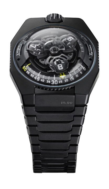 Urwerk Ur-100V Full Black Titanium Jacket Black