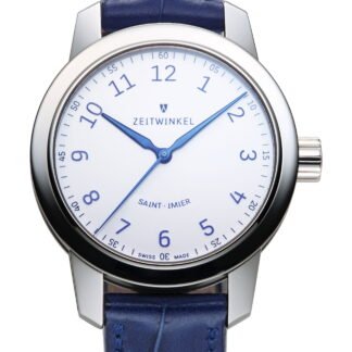 Zeitwinkel 082° Email Grand Feu White